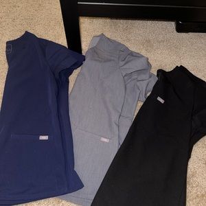 5 size small figs scrubs- Used a few times but not my size